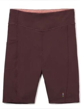 Smartwool Women’s Active Biker Short Maroon/Red/Purple Size L